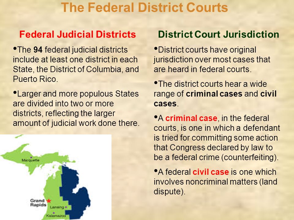 The Federal District Courts