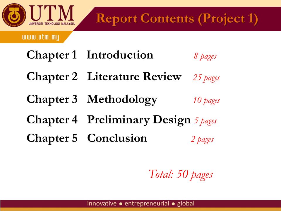 Report Contents (Project 1)