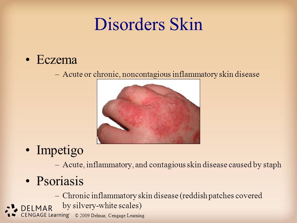 Disorders Skin Eczema Impetigo Psoriasis