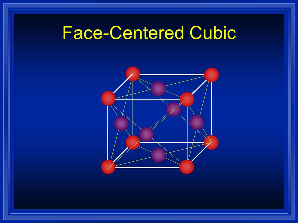 Face-Centered Cubic