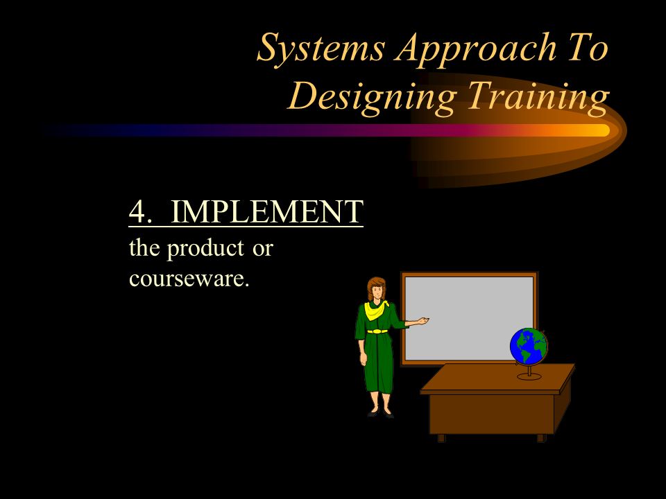Systems Approach To Designing Training