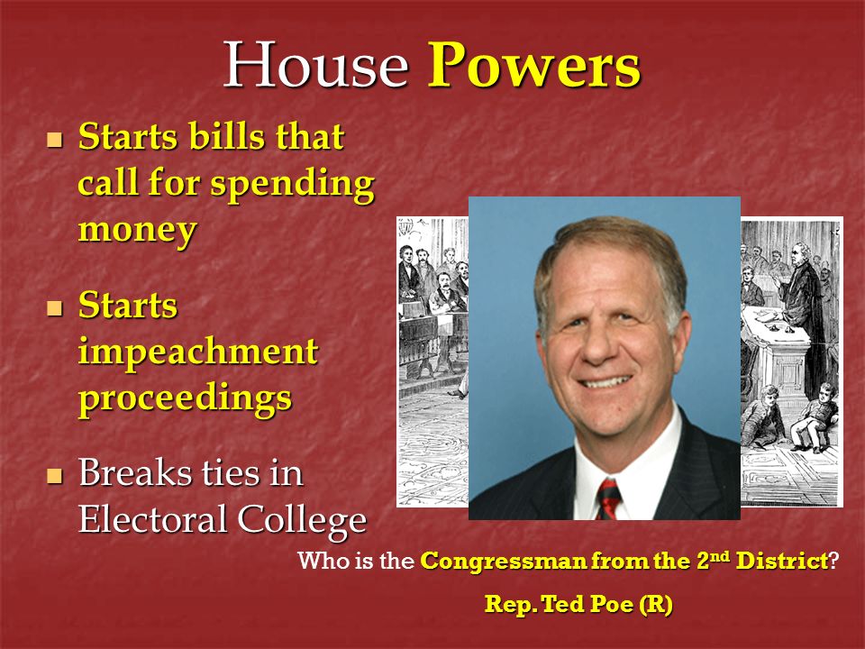 House Powers Starts bills that call for spending money