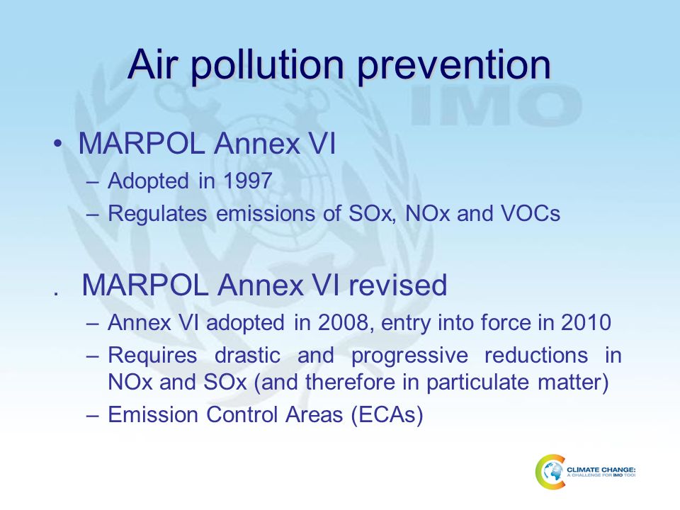 Air pollution prevention