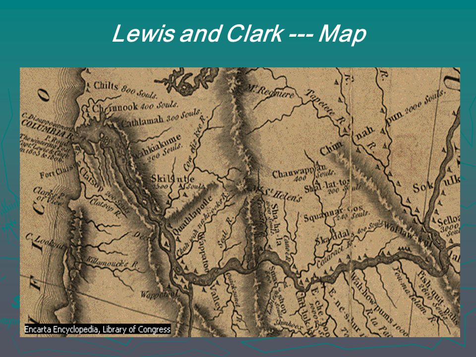 Lewis and Clark --- Map