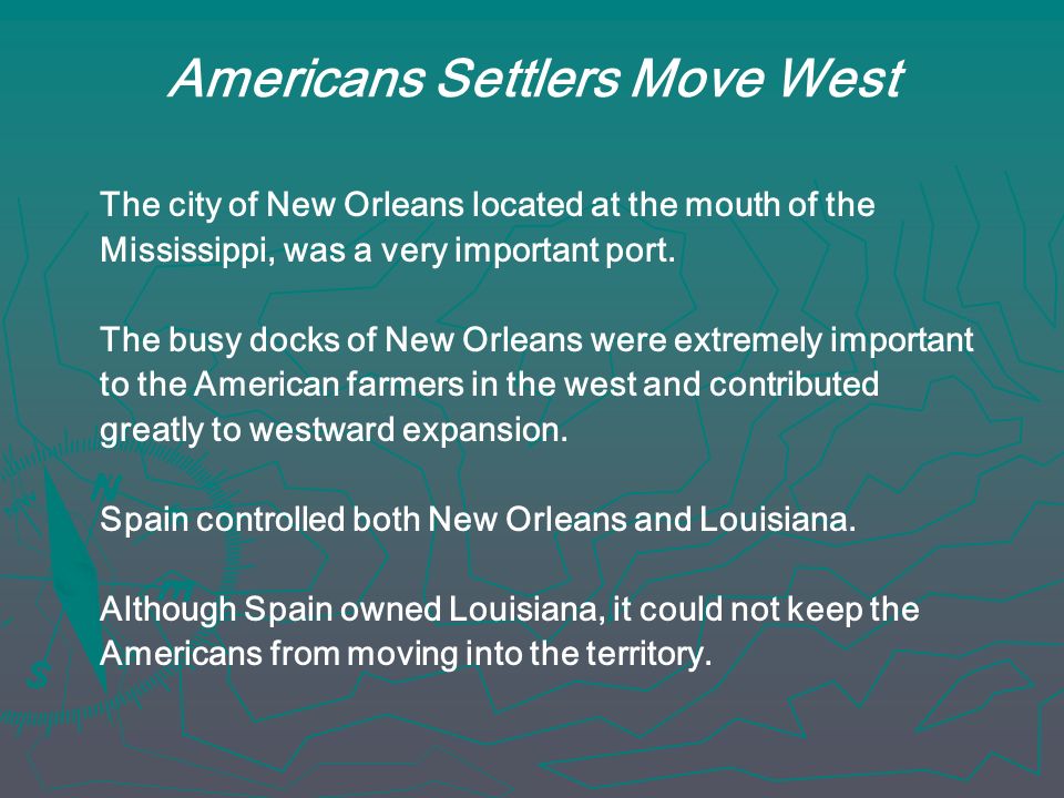 Americans Settlers Move West