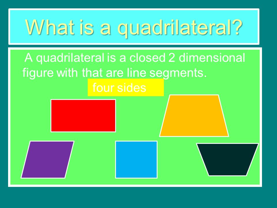 What is a quadrilateral