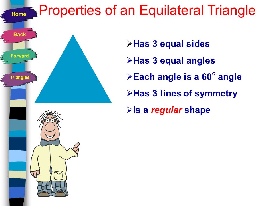 Properties of an Equilateral Triangle