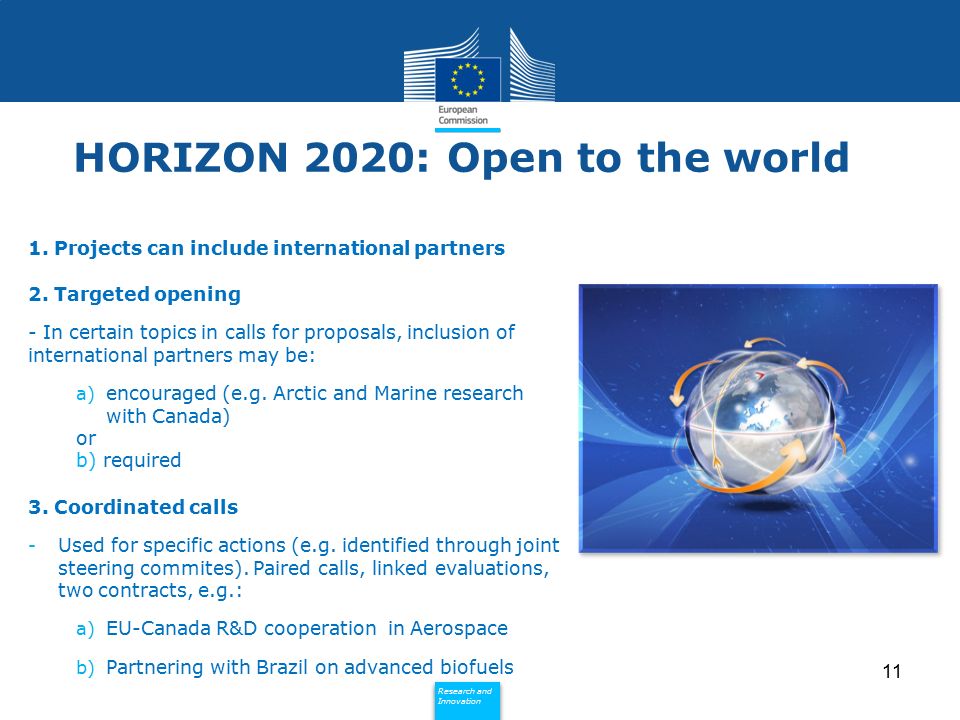 HORIZON 2020: Open to the world