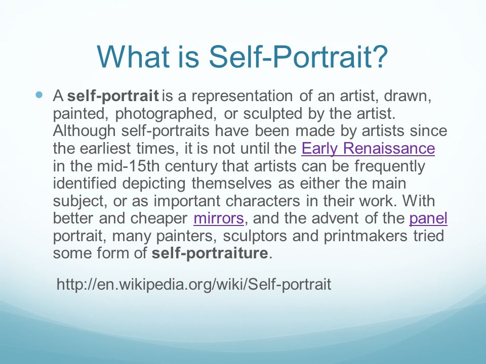 What is Self-Portrait