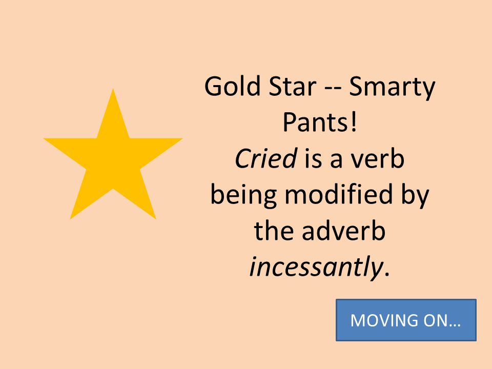 Gold Star -- Smarty Pants
