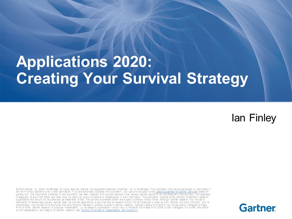 You Don’t Need an Application Strategy