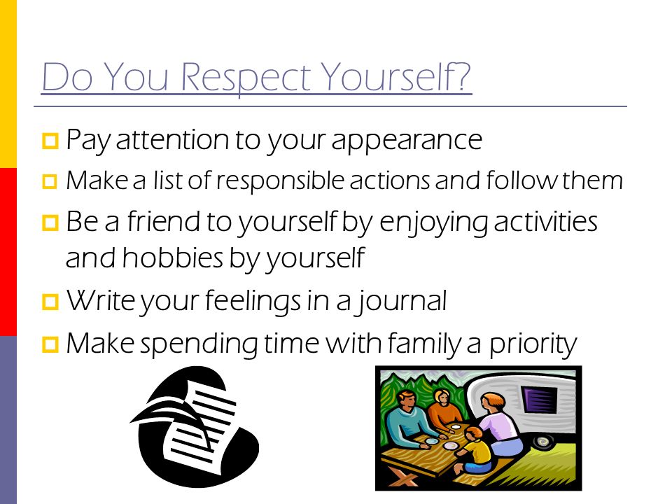 Do You Respect Yourself