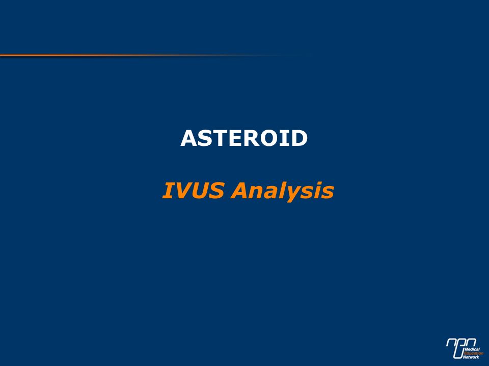 ASTEROID IVUS Analysis