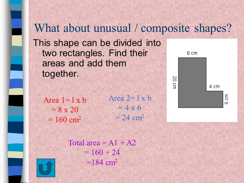 What about unusual / composite shapes