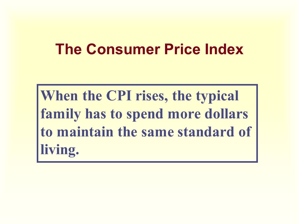 The Consumer Price Index