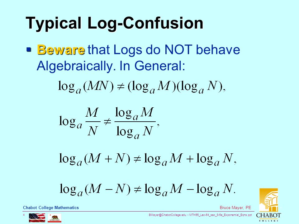 Typical Log-Confusion