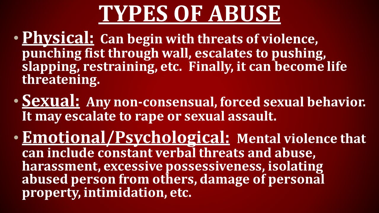 Types of Abuse