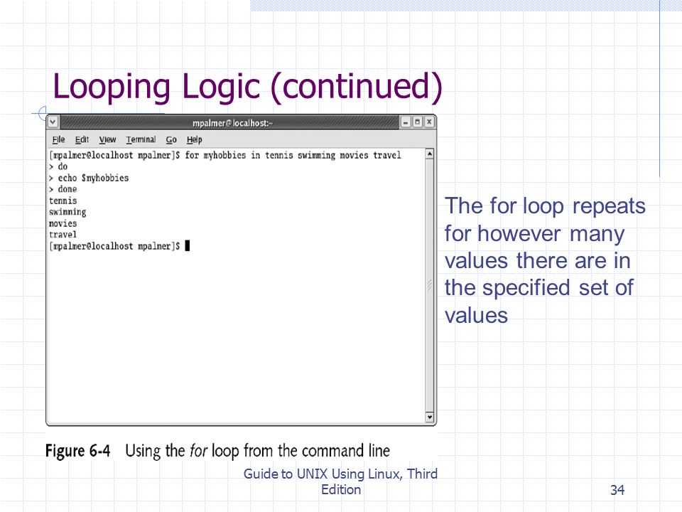 Looping Logic (continued)