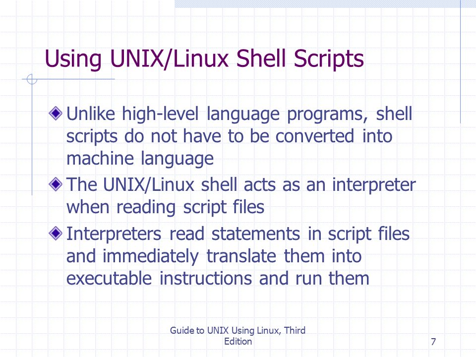 Using UNIX/Linux Shell Scripts