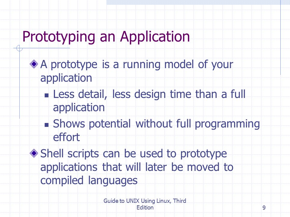 Prototyping an Application