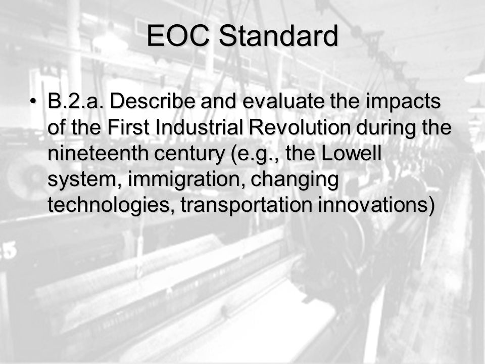 EOC Standard