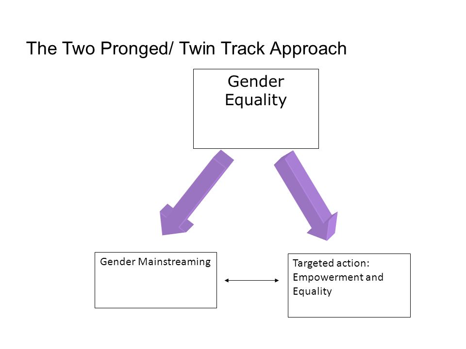 The Two Pronged/ Twin Track Approach