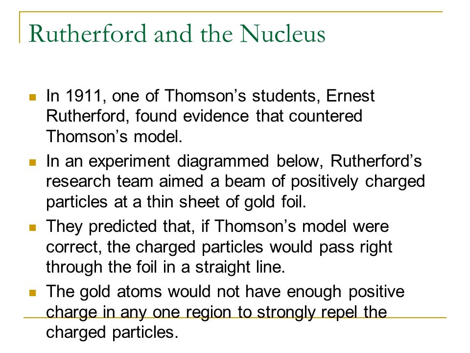 Rutherford and the Nucleus