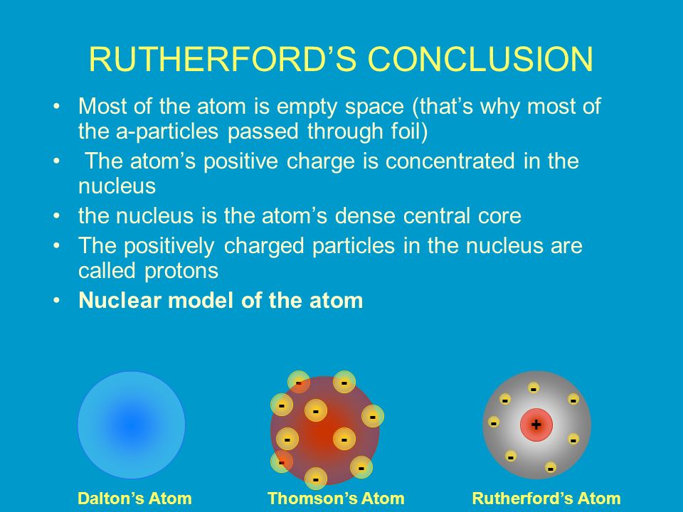 RUTHERFORD’S CONCLUSION