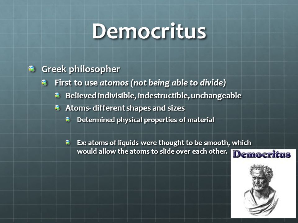 Democritus Greek philosopher