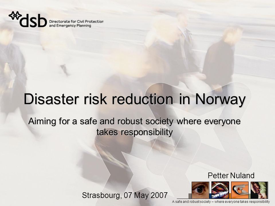 Disaster risk reduction in Norway