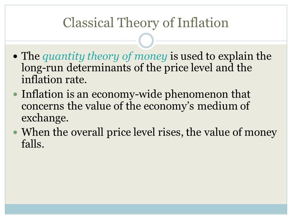 Classical Theory of Inflation