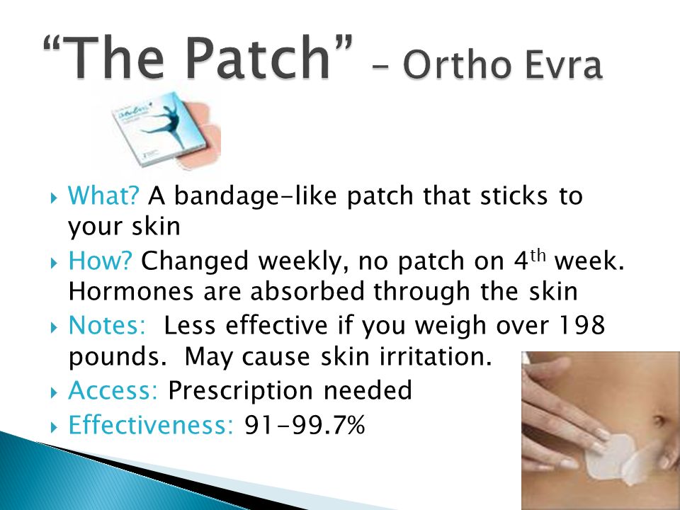 The Patch – Ortho Evra