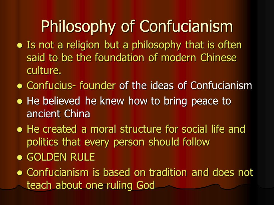 Philosophy of Confucianism