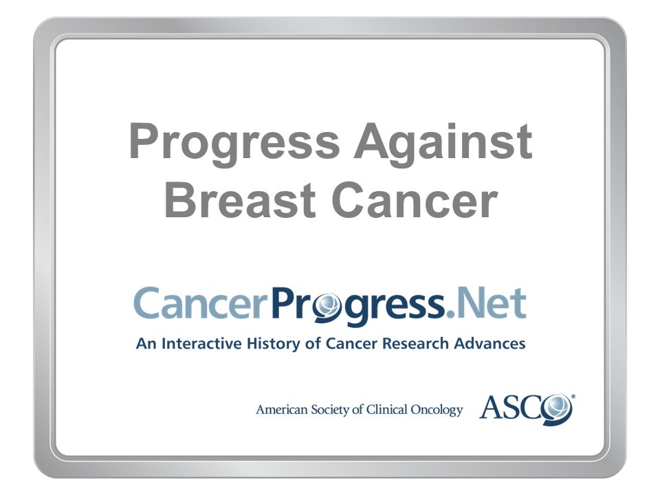Progress Against Breast Cancer