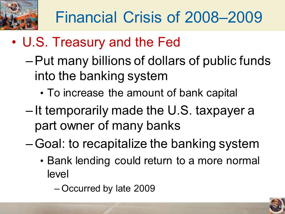 Financial Crisis of 2008–2009 U.S. Treasury and the Fed