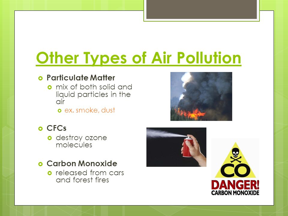 Other Types of Air Pollution