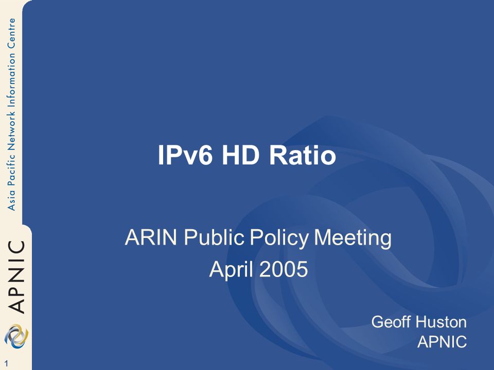 ARIN Public Policy Meeting