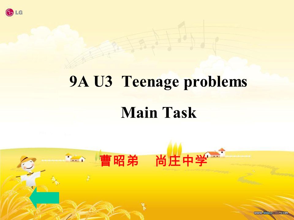 9A U3 Teenage problems Main Task