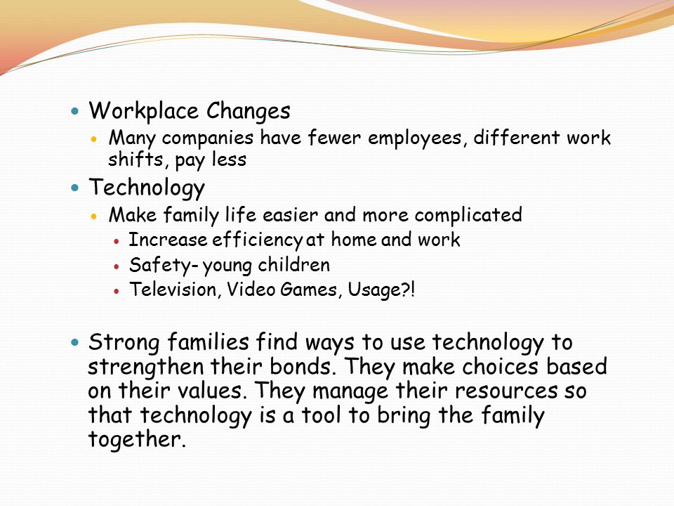 Workplace Changes Technology