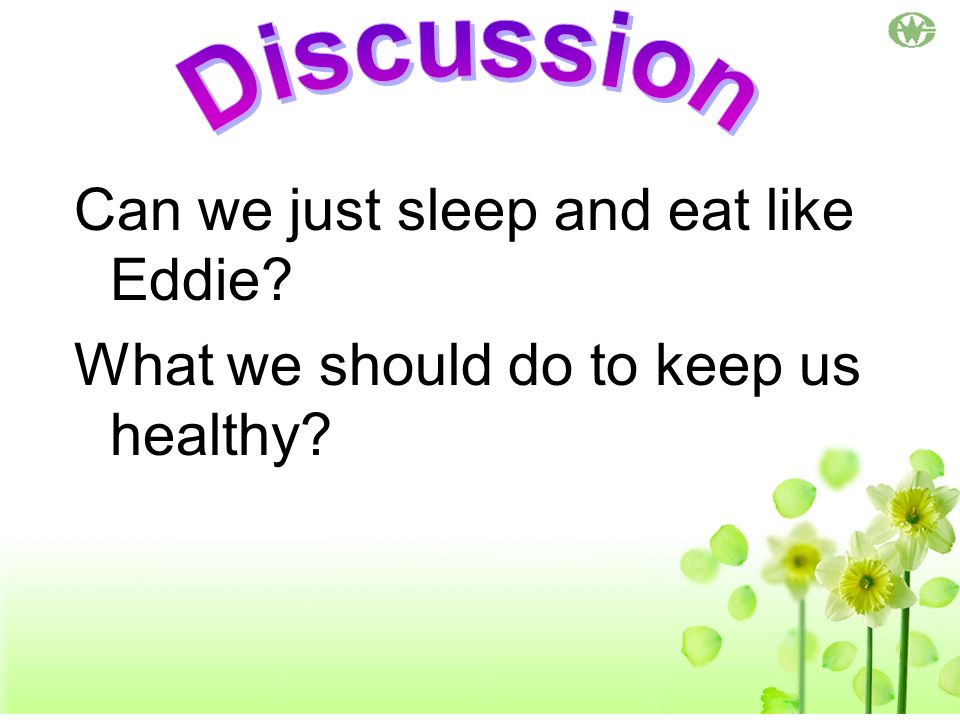Discussion Can we just sleep and eat like Eddie