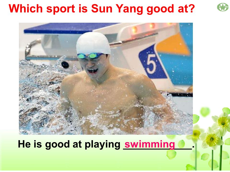 Which sport is Sun Yang good at