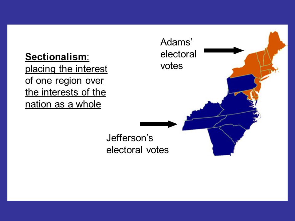 Adams’ electoral votes