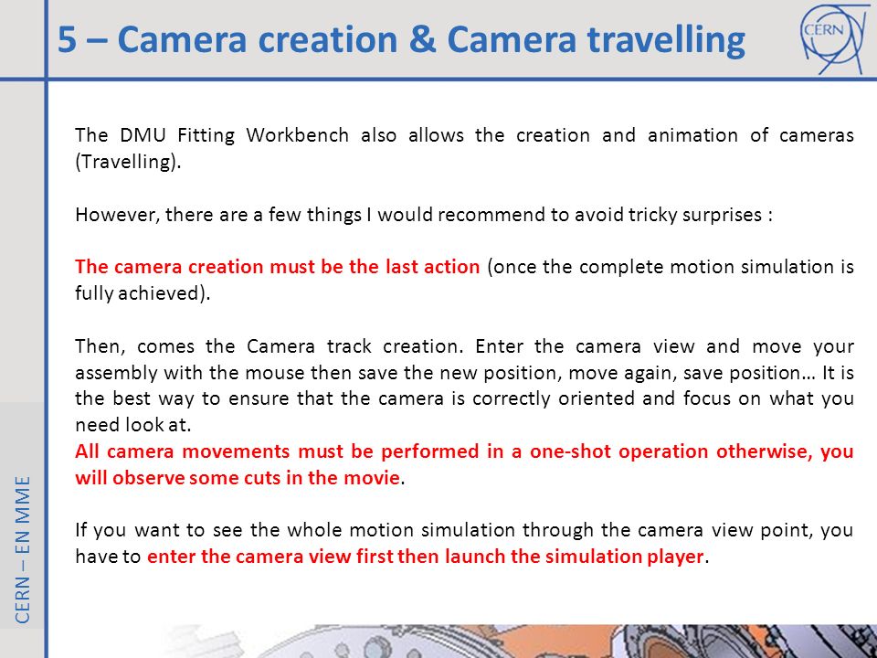 5 – Camera creation & Camera travelling