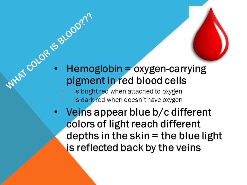 Hemoglobin = oxygen-carrying pigment in red blood cells
