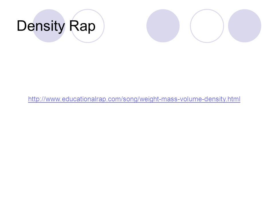 Density Rap