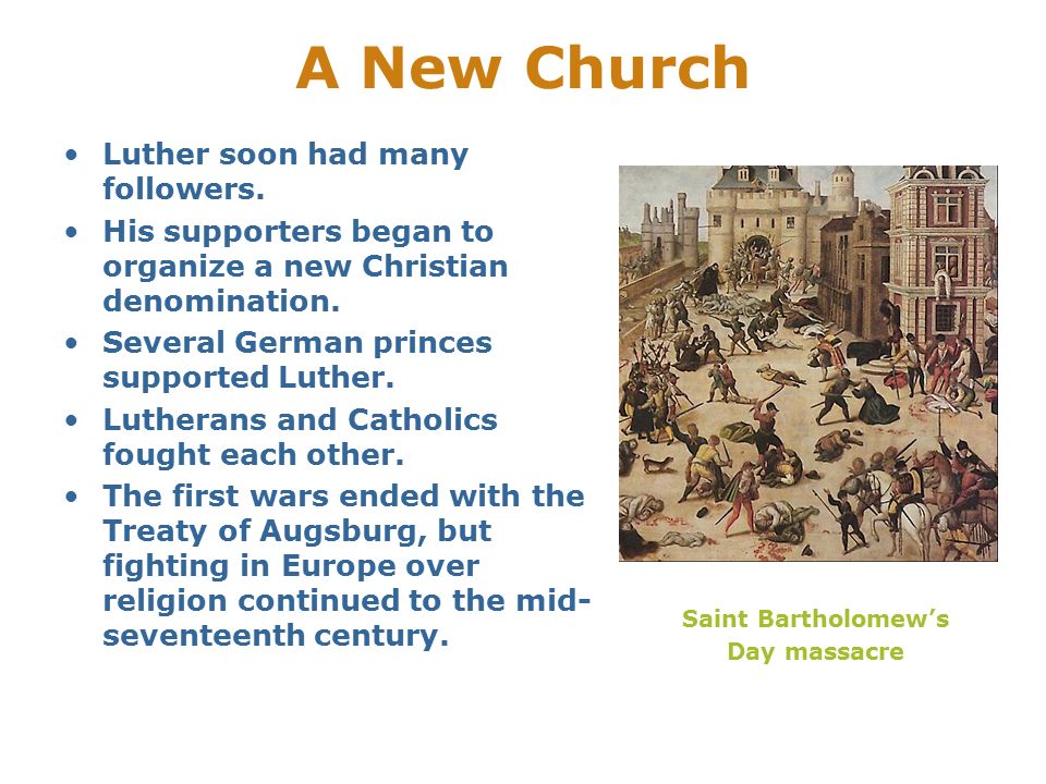 A New Church Luther soon had many followers.