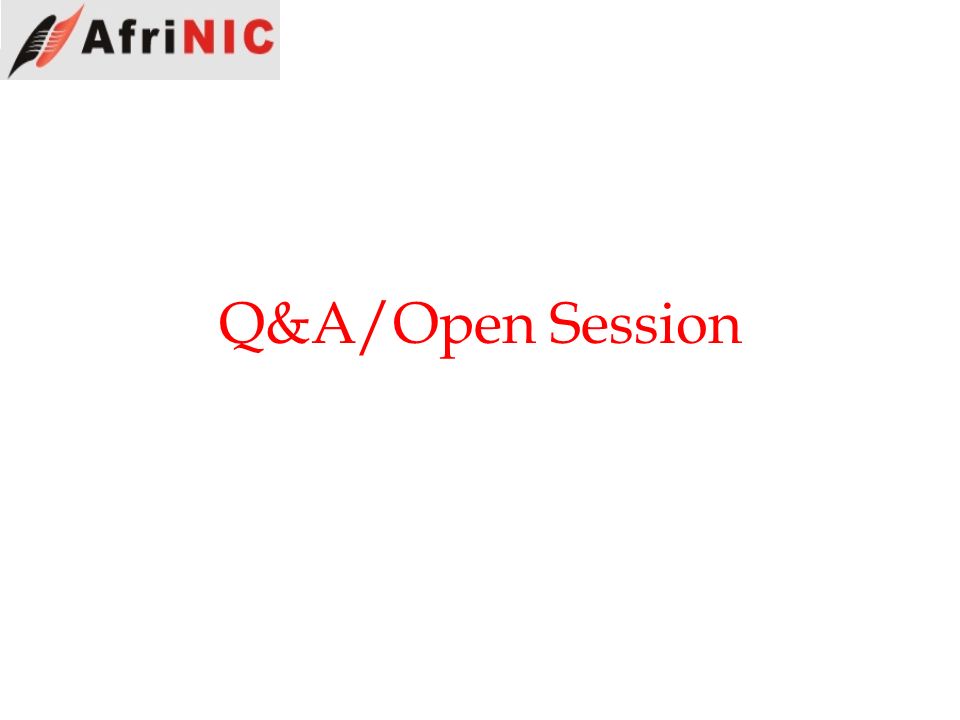 Q&A/Open Session