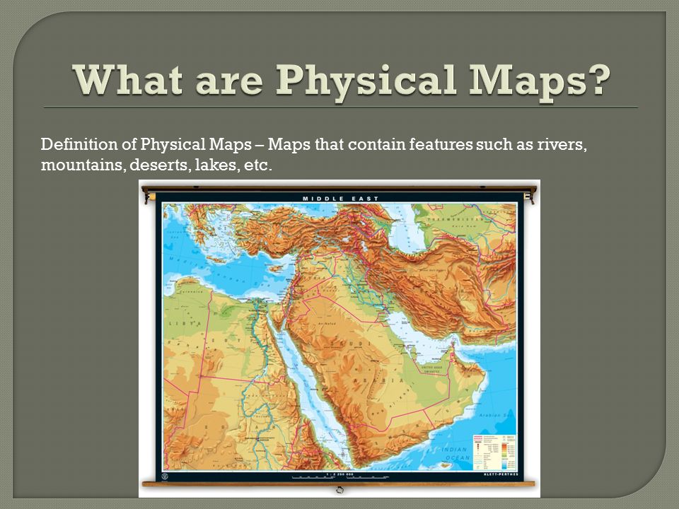 What are Physical Maps.