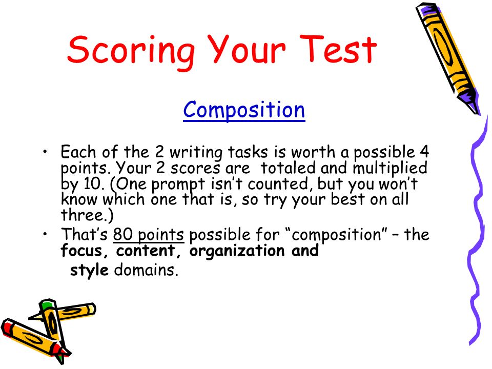 Scoring Your Test Composition