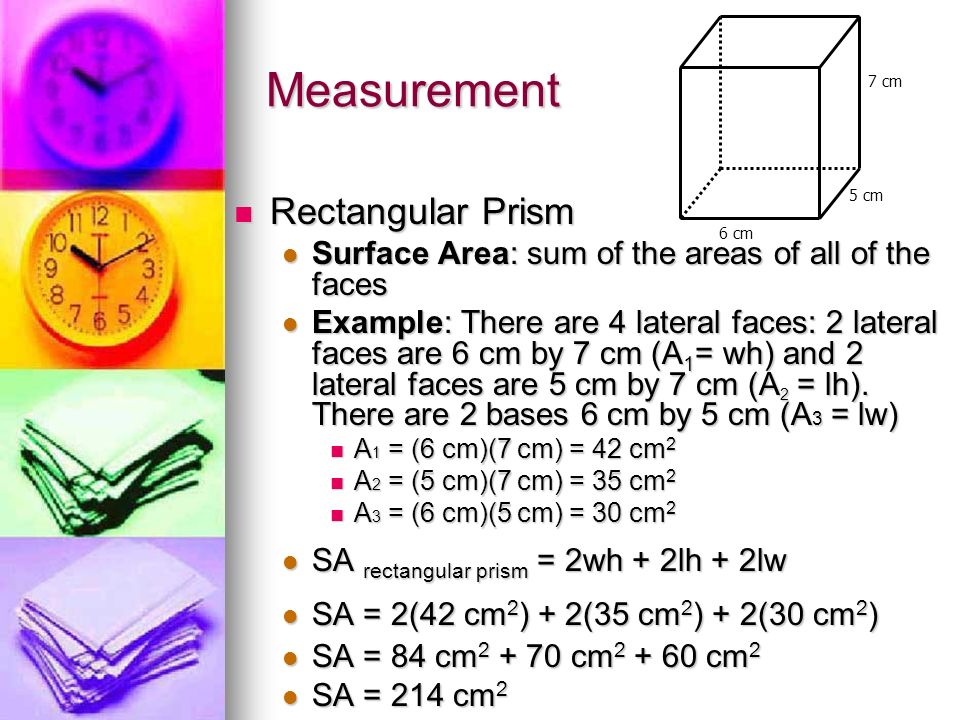 Measurement Rectangular Prism